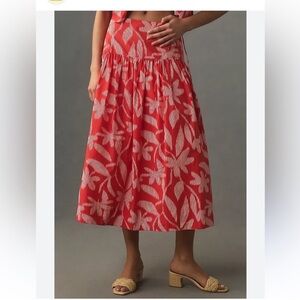 RHODE Sia Skirt Optical Floral